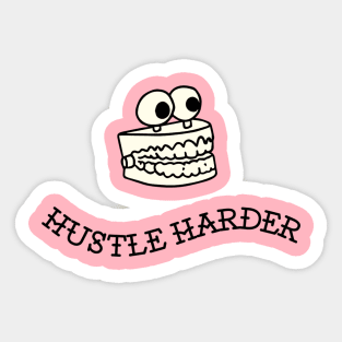 Hustle Harder Sticker